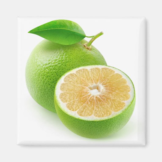 Witte pompelmoes magneet (Voorkant)