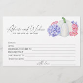 Witte pompoen - advies en wensen vrijgezellenfeest briefpapier (Voorkant)