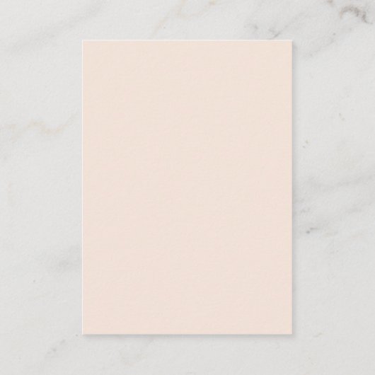 Witte pompoen blush Floral Books voor Baby shower Informatiekaartje (Achterkant)