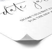 Witte pompoen - date night ideeën. Date jar bruid Poster (Hoek)