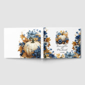 Witte Pompoen Elegante Herfst Tuin Gastenboek (Volledig)
