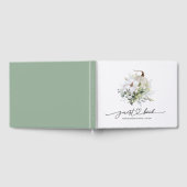 Witte Pompoen en Eucalyptus Herfst Bruiloft Gastenboek (Volledig)