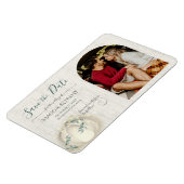 Witte Pompoen en Lichtslingers met Foto Magneet (Linkerzijde)