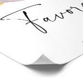 Witte pompoen - Favors Poster (Hoek)