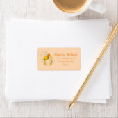 Witte pompoen Herfst Adresetiketten retourlabels Etiket (Insitu)