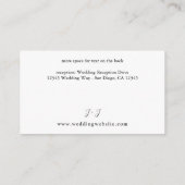 Witte Pompoen Herfst Bloemstuk Kaart (Achterkant)