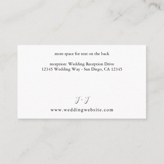 Witte Pompoen Herfst Bloemstuk Kaart (Achterkant)