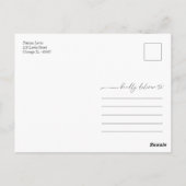 Witte Pompoen Herfst Bruiloft Dank Je Wel Briefkaart (Achterkant)