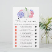 Witte pompoen Hij zei dat ze vrijgezellenfeest spe (Staand voorkant)