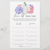 Witte pompoen - Hoe oud waren ze bruids spel (Voorkant)