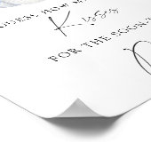 Witte pompoen - hoeveel kisses vrijgezellenfeest s poster (Hoek)