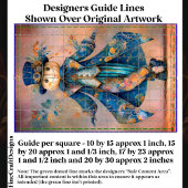 Witte pompoen in Blauwe Bloemlaag DM9LF Decoupage Tissuepapier