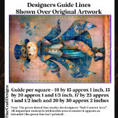 Witte pompoen in Blauwe Bloemlaag DM9RF Decoupage Tissuepapier