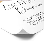 Witte pompoen Late nacht luiers spel Poster (Hoek)