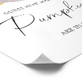 Witte pompoen - raad eens hoeveel pompoenen poster (Hoek)