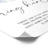 Witte pompoen - ringjacht vrijgezellenfeest spel poster (Hoek)