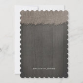 Witte pompoen rustiek land bruidsmeisje voorstel kaart (Achterkant)