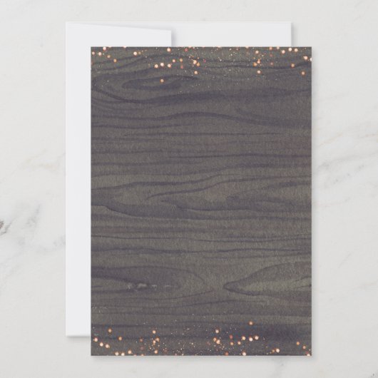 Witte Pompoen Rustieke Houten Bedankje Bedankkaart (Achterkant)