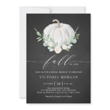 Witte pompoen rustieke krijtbord Herfst bruids bru