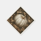 Witte Pompoen Servet (Hoek)