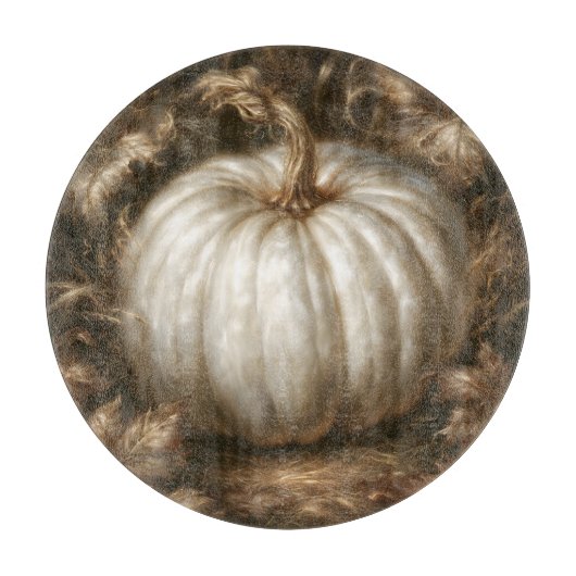 Witte Pompoen Snijplank (Voorkant)