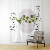 Witte Pompoen Storybook Chic Herfst Bruiloft Tapij Wandkleed (In situ)