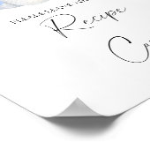 Witte pompoen - Uw receptkaart hier Poster (Hoek)