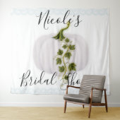 Witte Pompoen Verhaalboek Chic Herfst Bruidstaft T Wandkleed (In Situ (horizontaal))