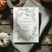 Witte pompoen Vriendschappen Uitnodigingen