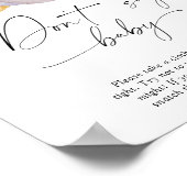 Witte pompoen - Zeg geen baby Poster (Hoek)