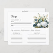 Witte pompoenen en eucalyptus Vrijgezellenfeest re (Voorkant / Achterkant)