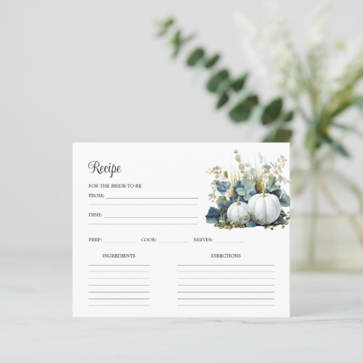 Witte pompoenen en eucalyptus Vrijgezellenfeest re (Staand voorkant)