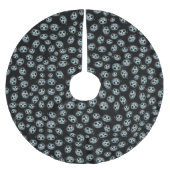 Witte Pompoenen Halloween Kerstboom Rok (Voorkant)