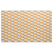 Witte pompoenen herfst sinaasappel stof (Yard (91,4 cm))