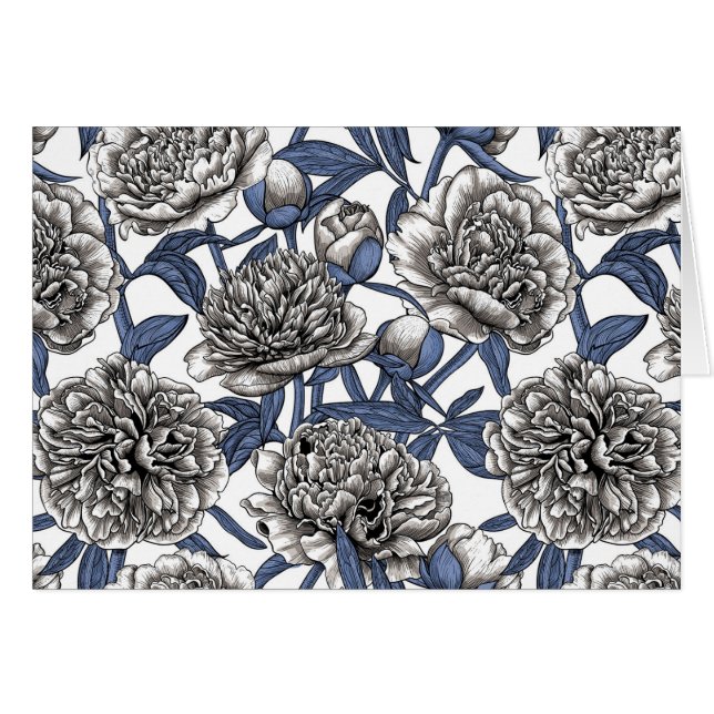 Witte pony bloemen (Voorkant Horizontaal)