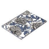 Witte pony bloemen notitieboek (Linkerzijde)