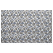 Witte pony bloemen stof (Yard (91,4 cm))