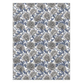 Witte pony bloemen tafelkleed (Voorkant)