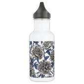 Witte pony bloemen waterfles  (Links)