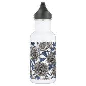 Witte pony bloemen waterfles  (Rechts)