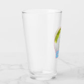 Witte Pony Eenhoorn Glas (Rechts)
