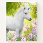 Witte Pony Eenhoorn Notitieboek (Achterkant)