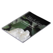 Witte pony in Loving Memory Memorial GuestBook Notitieboek (Linkerzijde)