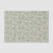 Witte pony tissuepapier (Voorkant)