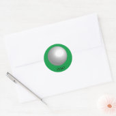 Witte Pool Ball Custom Sticker (Envelop)