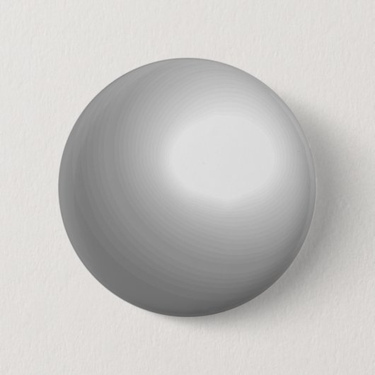 Witte poolbal Button (Voorkant)
