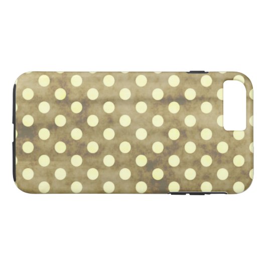  witte pooldots Case-Mate iPhone case (Achterkant (Horizontaal))