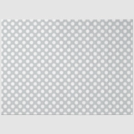 Witte poolpunten met achtergrondkleur tissuepapier