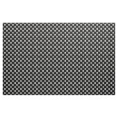 Witte poolpunten op zwarte achtergrond stof (Fat Quarter)