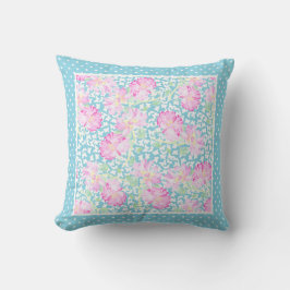 Witte poolstippen, roze rozen, witte vlinders kussen